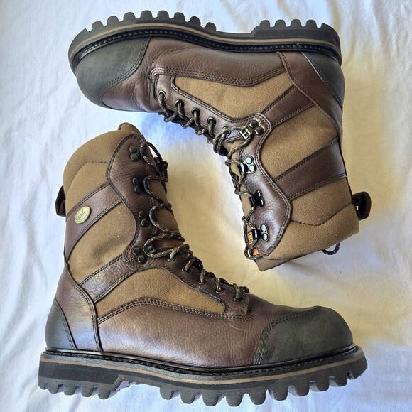 Irish Setter Red Wing Men\'s 800 Gram Insulated Leather Hunting Boots Size 10.5 D main image 8